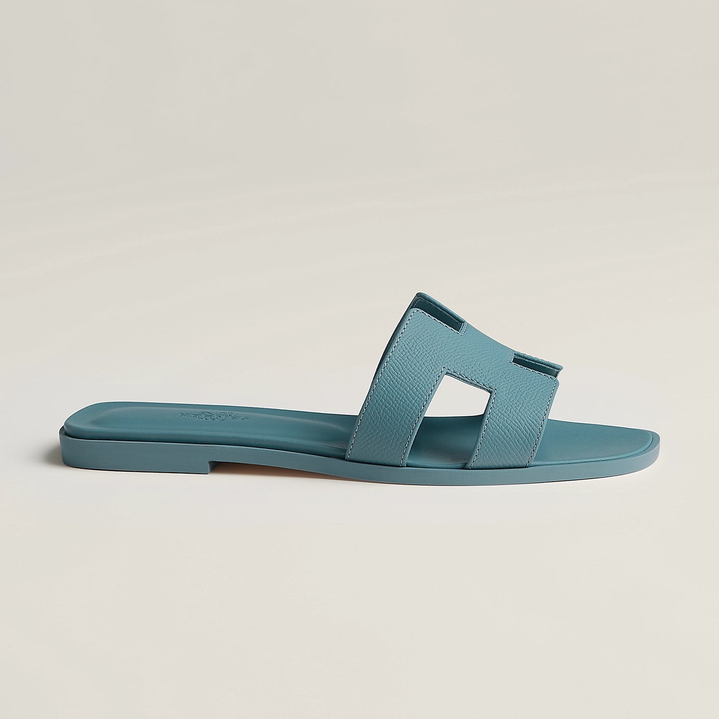 Bleu Minéral - Beige Perlino Oran sandal