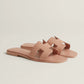 Bleu Minéral - Beige Perlino Oran sandal