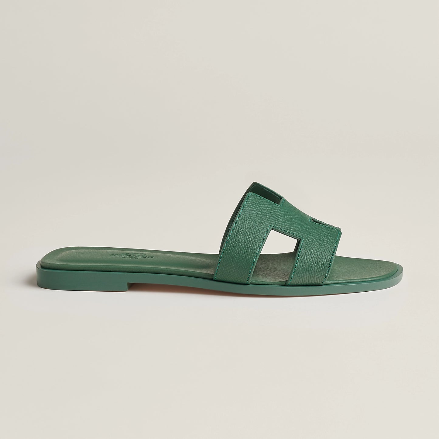Vert Lierre - Orange Corail Oran sandal
