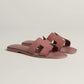 Gris Nuage - Rouge H/Naturel Oran sandal