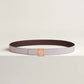 H Roseraie Belt Buckle & Hermès Sur Mer Reversible Leather Strap 24 MM