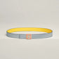 H Roseraie Belt Buckle & Hermès Sur Mer Reversible Leather Strap 24 MM