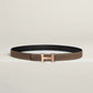 Mini H Belt Buckle & Reversible Leather Strap 24 MM