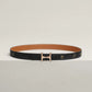 Mors H Belt Buckle & Reversible Leather Strap 24 MM