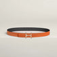 Mors H Belt Buckle & Reversible Leather Strap 24 MM