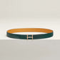 H Torsade Belt Buckle & Reversible Leather Strap 24 MM