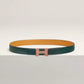 Mini Constance Guillochee Belt Buckle & Reversible Leather Strap 24 MM