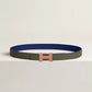 Mini Constance Guillochee Belt Buckle & Reversible Leather Strap 24 MM