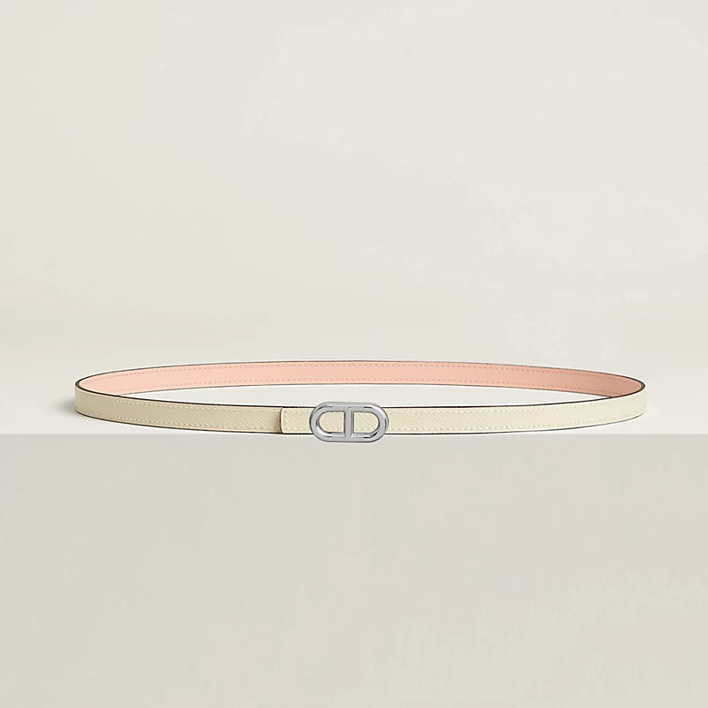Maillon H Belt Buckle & Reversible Leather Strap 13 MM
