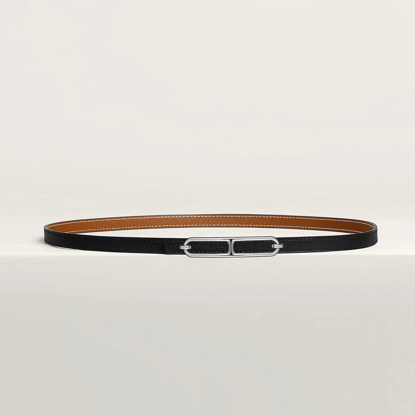 Roulis Belt Buckle & Reversible Leather Strap 13 MM