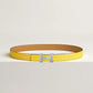 Mini Constance Martelee Belt Buckle & Hermès Sur Mer Reversible Leather Strap 24 MM