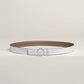 Flot belt Buckle & Hermès Sur Mer Reversible Leather Strap 24 MM