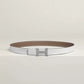 Mini Constance Guillochee Belt Buckle & Reversible Leather Strap 24 MM