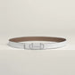 Gamma Belt Buckle & Reversible Leather Strap 24 MM