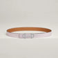Gamma Belt Buckle & Reversible Leather Strap 24 MM