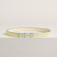 Gamma Belt Buckle & Reversible Leather Strap 24 MM