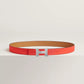 Mini Constance Martelee Belt Buckle & Hermès Sur Mer Reversible Leather Strap 24 MM