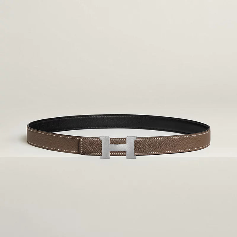 Mini Constance Martelee Belt Buckle & Hermès Sur Mer Reversible Leather Strap 24 MM