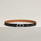 Maillon Torsade Belt Buckle & Reversible Leather Strap 24 MM