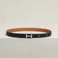 Mors H Belt Buckle & Reversible Leather Strap 24 MM