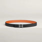 H Torsade Belt Buckle & Reversible Leather Strap 24 MM