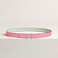 H Torsade Belt Buckle & Reversible Leather Strap 24 MM