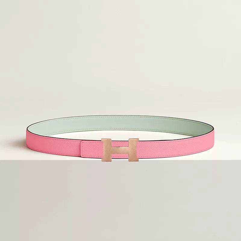 Mini Constance Martelee Belt Buckle & Hermès Sur Mer Reversible Leather Strap 24 MM