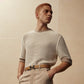 H Belt Buckle & Reversible Leather Strap 32 MM