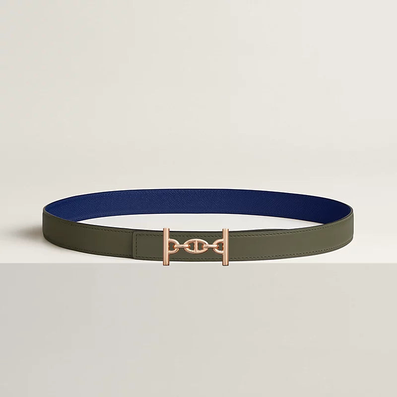 Lagune Belt Buckle & Reversible Leather Strap 24 MM