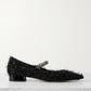 JIMMY CHOO Bing 25 crystal-embellished tinsel pumps