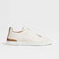 Off White - White  ZEGNA Deerskin Triple Stitch™ Sneakers