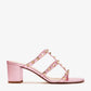 Black - Burgundy Valentino Garavani Rockstud sandals