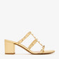Black - Burgundy Valentino Garavani Rockstud sandals