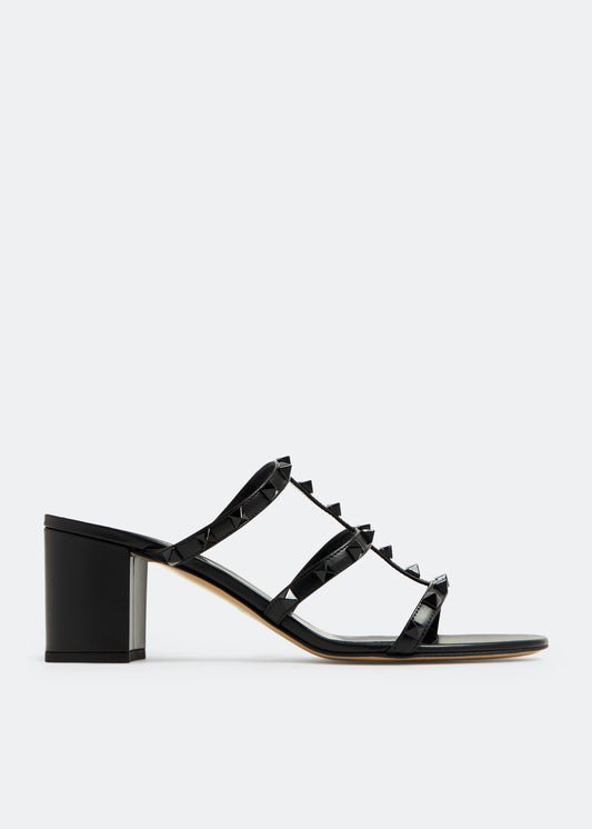 Black - Gold Valentino Garavani Rockstud sandals