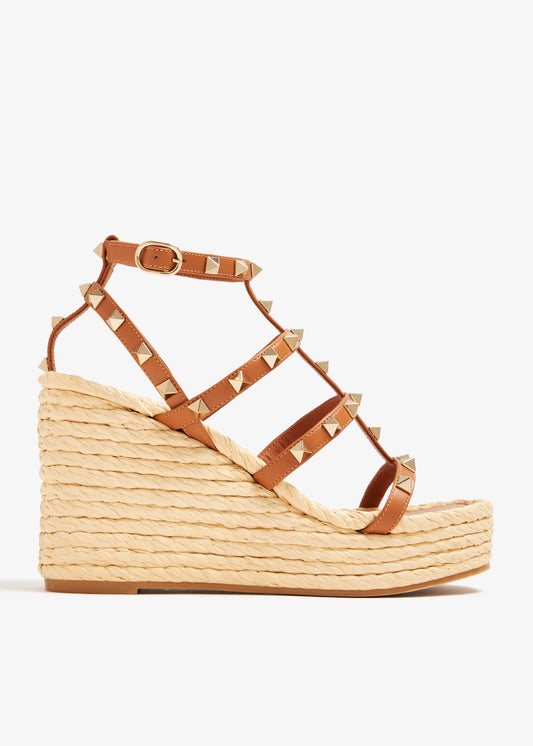 Rockstud wedge sandals