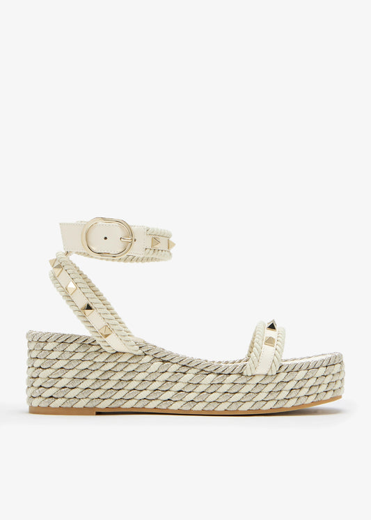 Rockstud Torchon flatform sandals