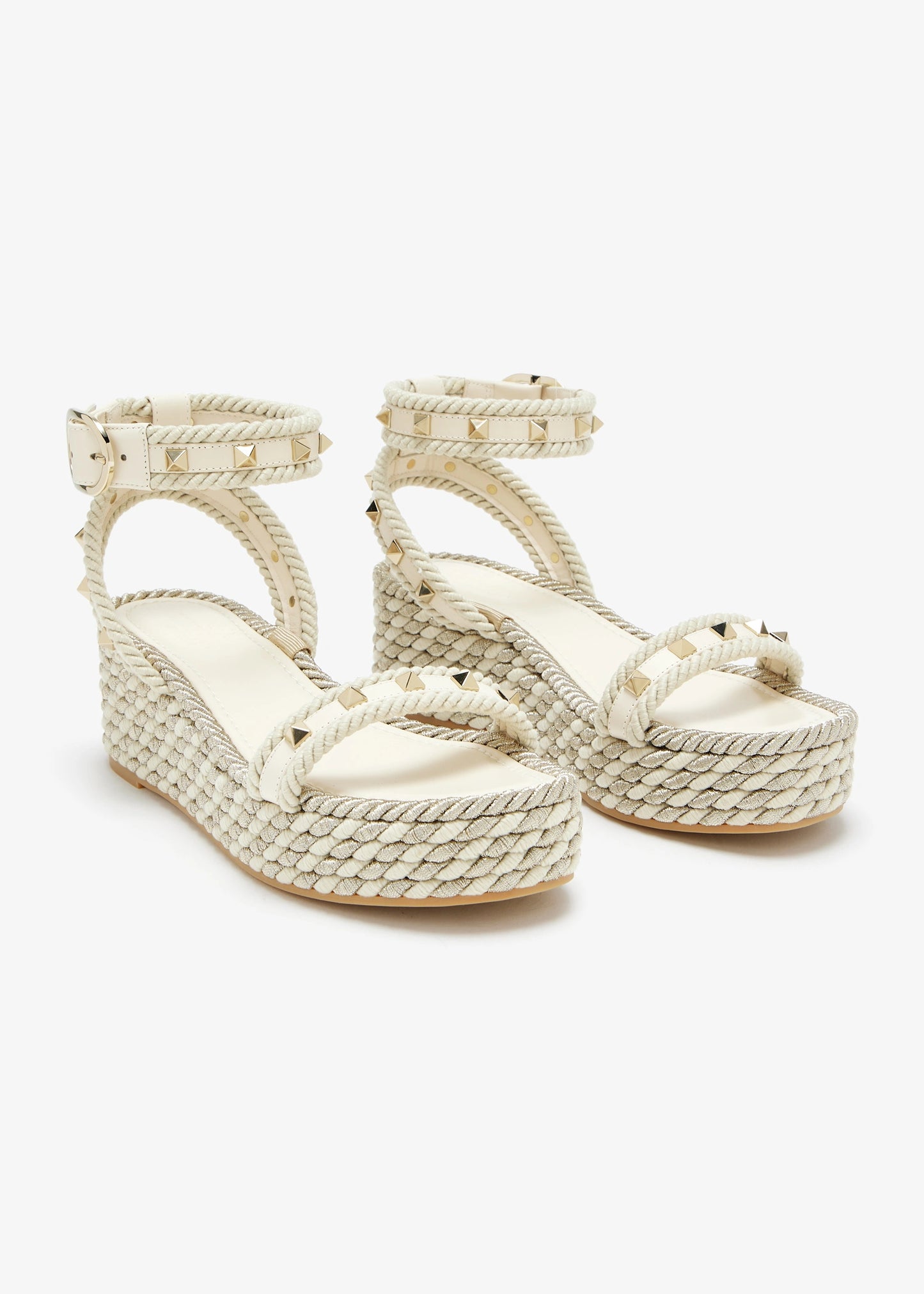 Valentino Garavani Rockstud Torchon flatform sandals