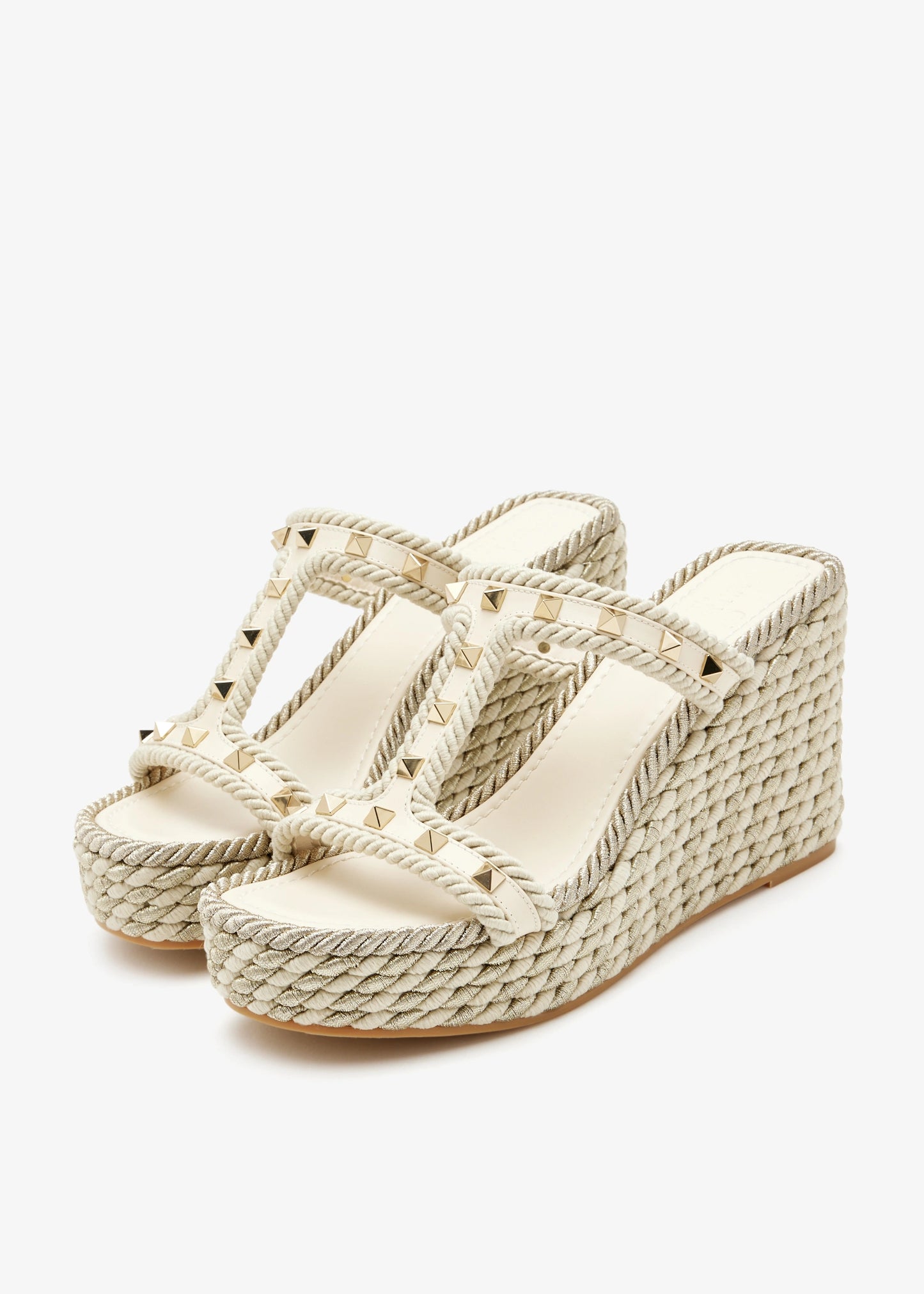 Valentino Garavani Rockstud Torchon wedges