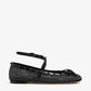 Valentino Garavani Rockstud mesh ballerinas