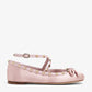 Valentino Garavani Rockstud satin ballerinas