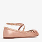 Valentino Garavani Rockstud satin ballerinas