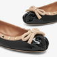 Valentino Garavani Rockstud patent leather ballerinas