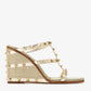 Valentino Garavani Rockstud wedge espadrilles