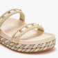 Valentino Garavani Rockstud Torchon slide sandals