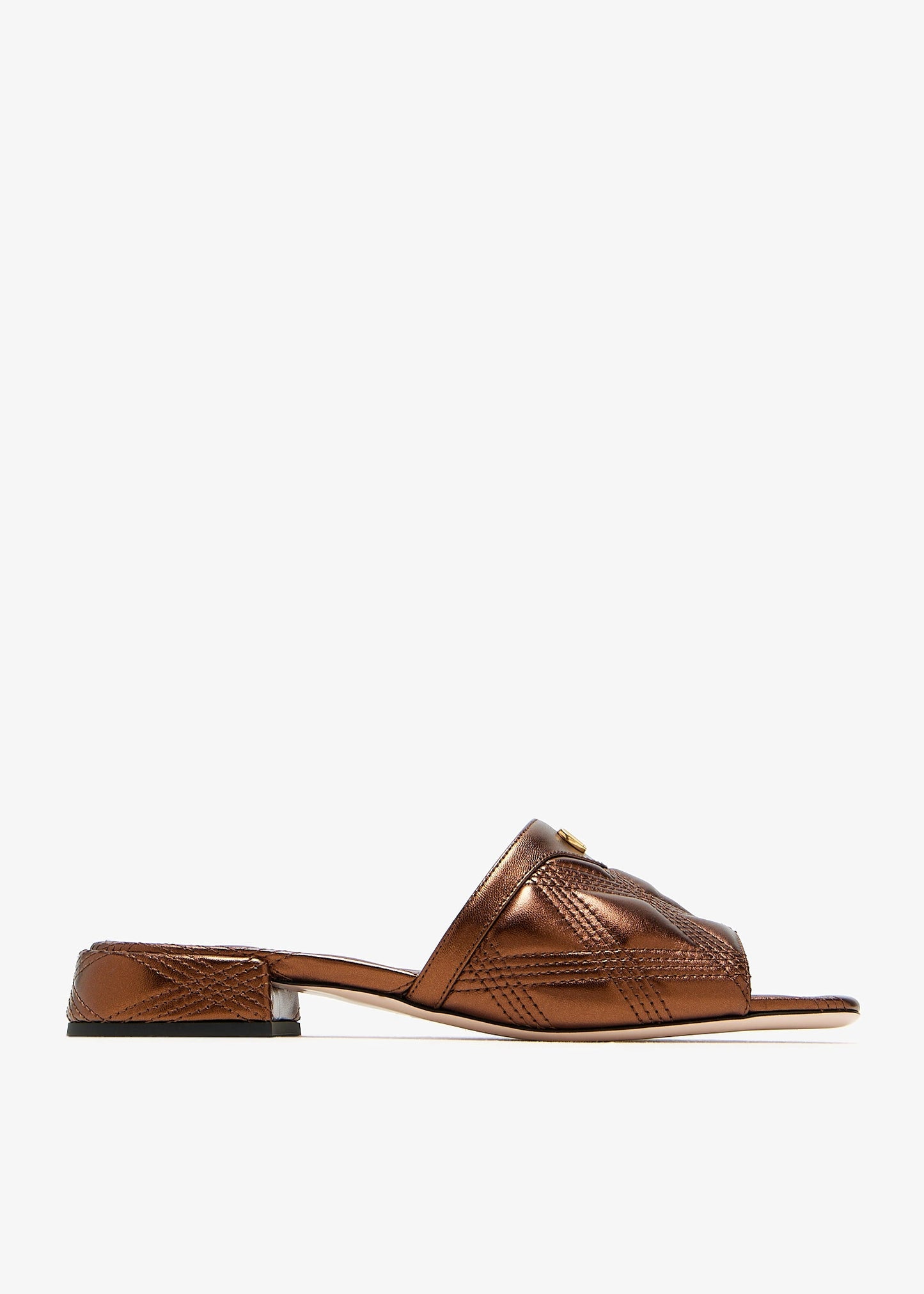 サンダル・ミュール VALENTINO GARAVANI QUILTIE 67 LEATHER SANDALS Valentino Garavani Quiltie 67 Quilted Nappa Leather 60MM