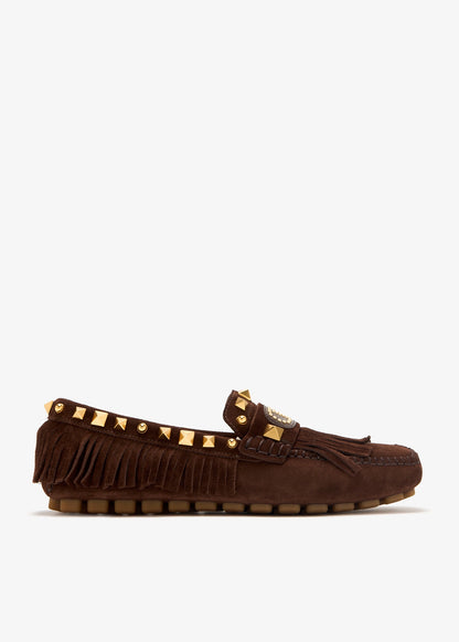 Valentino Garavani Plaster Caster driver loafers